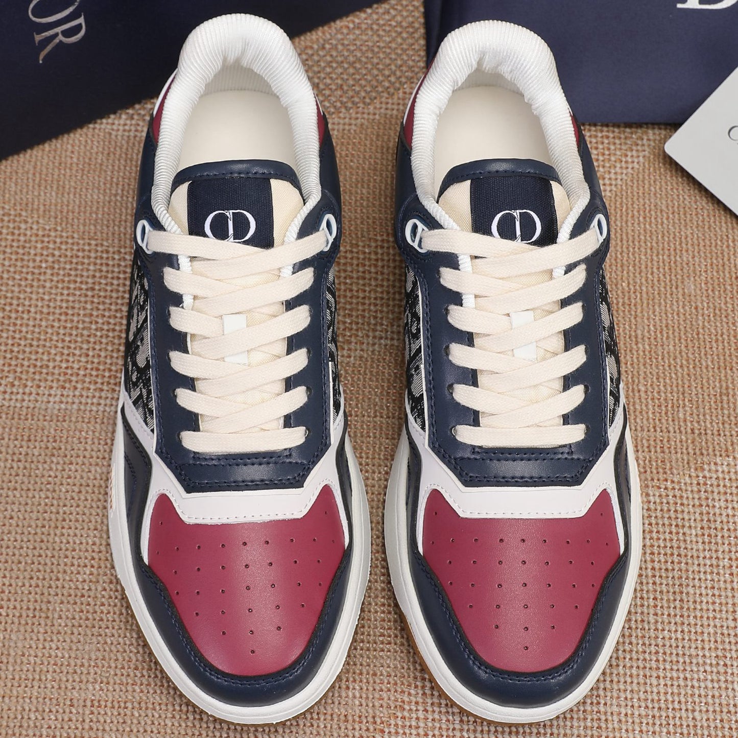 D**R Luxury Leather Casual Sneakers | Designer Unisex Shoes