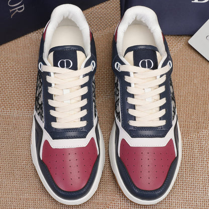 D**R Luxury Leather Casual Sneakers | Designer Unisex Shoes