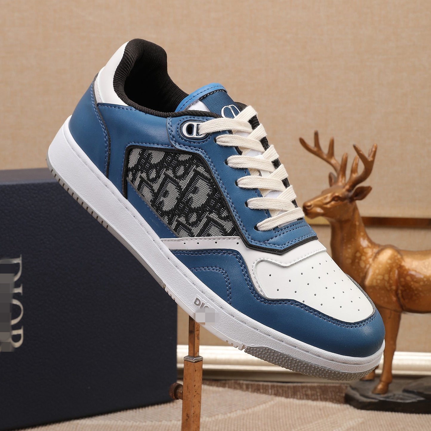D**R Luxury Leather Casual Sneakers | Designer Unisex Shoes