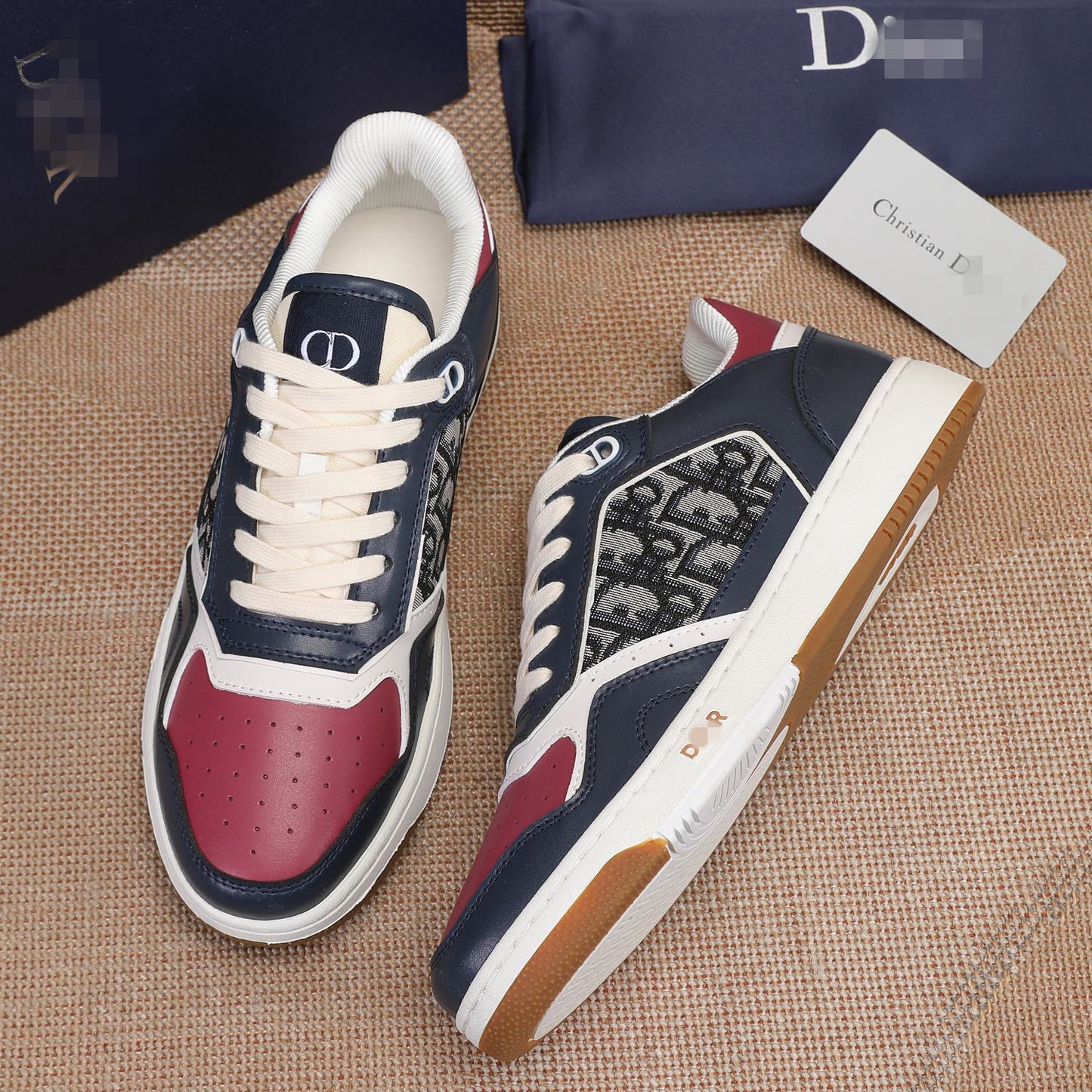 D**R Luxury Leather Casual Sneakers | Designer Unisex Shoes