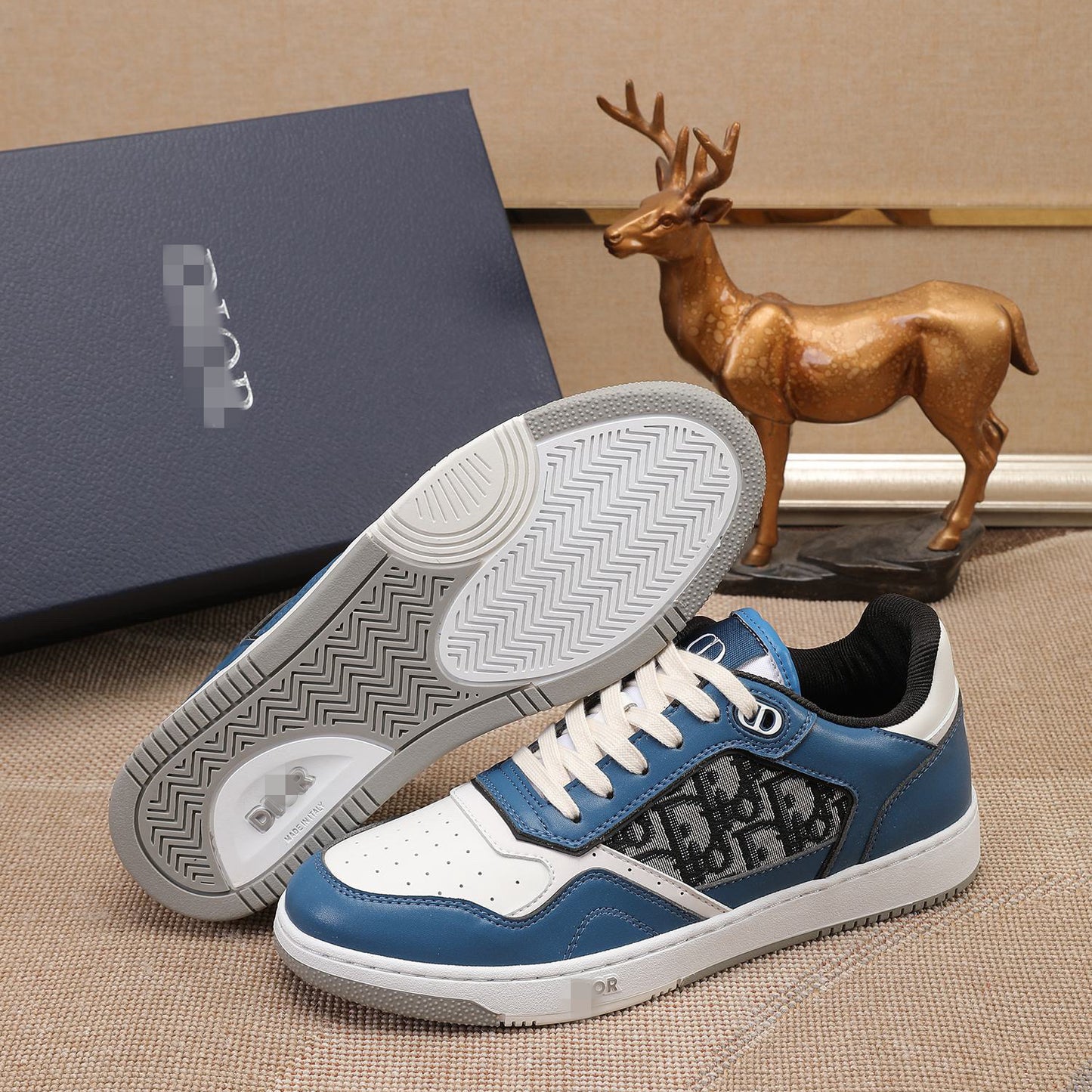 D**R Luxury Leather Casual Sneakers | Designer Unisex Shoes