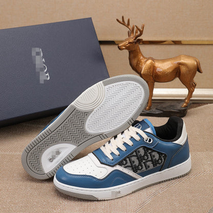 D**R Luxury Leather Casual Sneakers | Designer Unisex Shoes