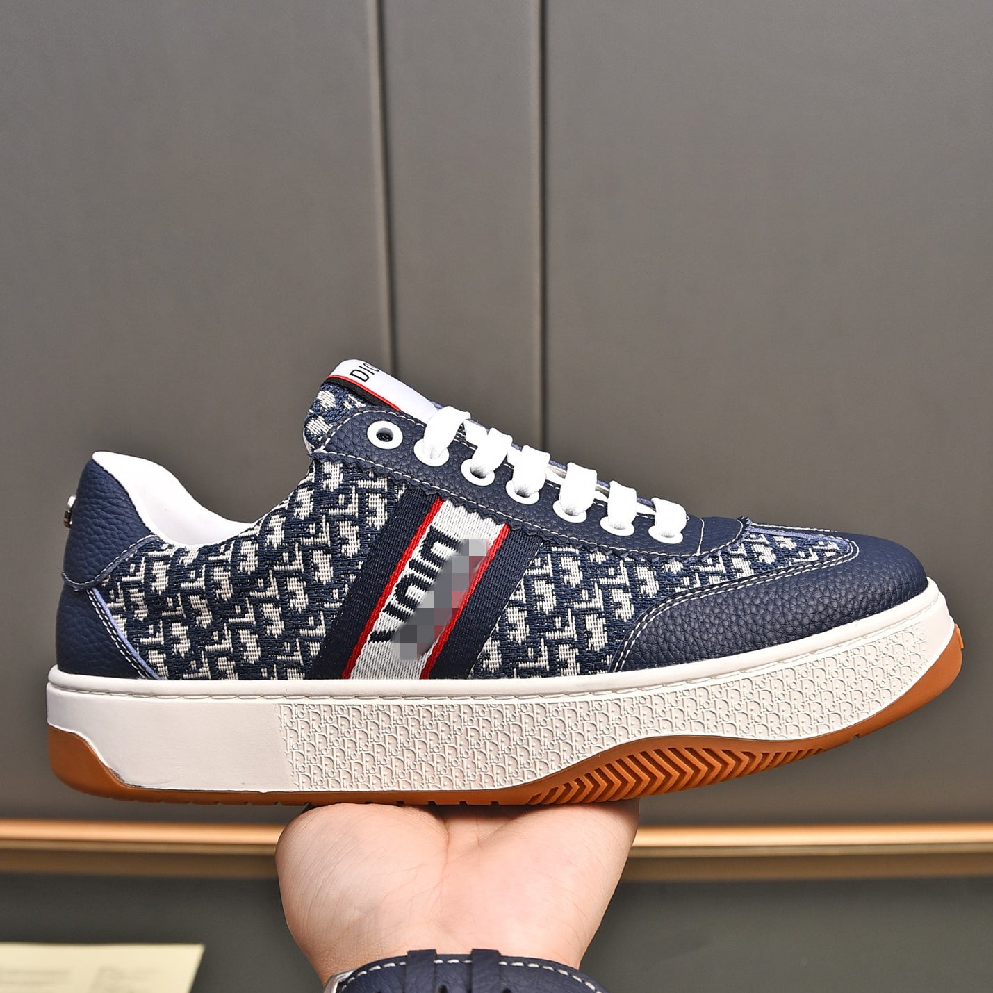 D**R Luxury Leather Casual Sneakers | Designer Unisex Shoes