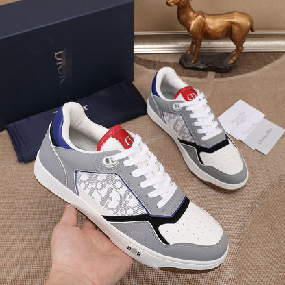 D**R Luxury Leather Casual Sneakers | Designer Unisex Shoes