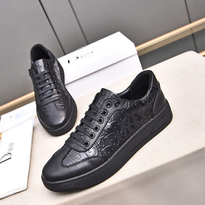 D**R Luxury Leather Casual Sneakers | Designer Unisex Shoes