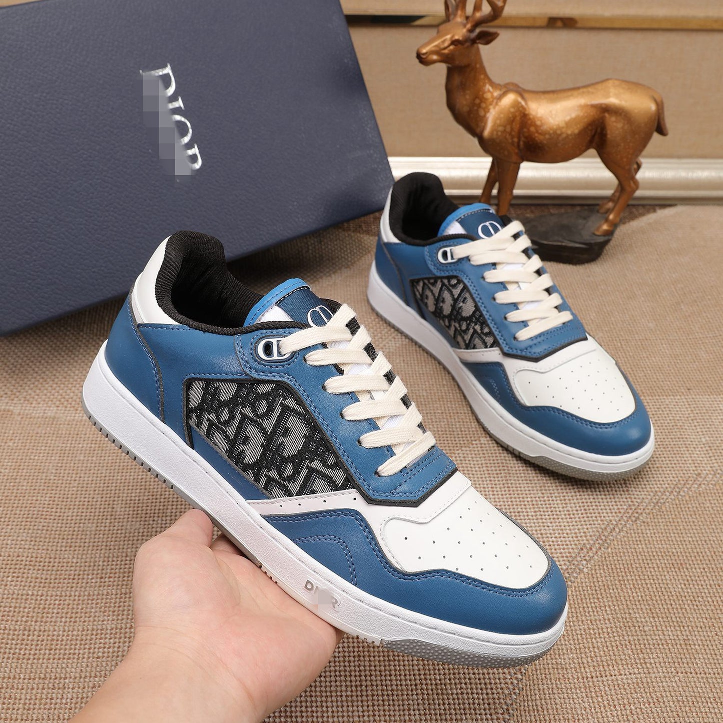 D**R Luxury Leather Casual Sneakers | Designer Unisex Shoes