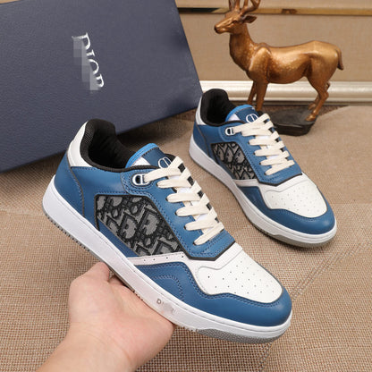 D**R Luxury Leather Casual Sneakers | Designer Unisex Shoes
