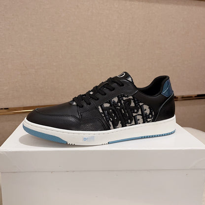 D**R Luxury Leather Casual Sneakers | Designer Unisex Shoes