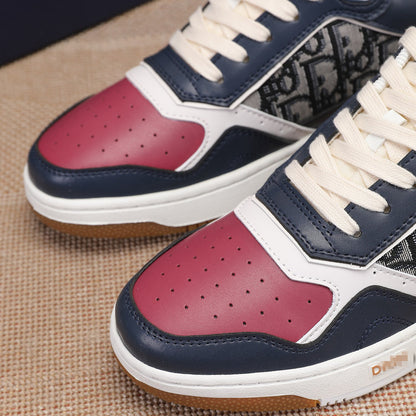D**R Luxury Leather Casual Sneakers | Designer Unisex Shoes