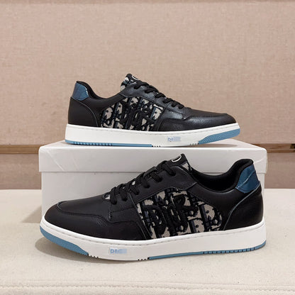D**R Luxury Leather Casual Sneakers | Designer Unisex Shoes