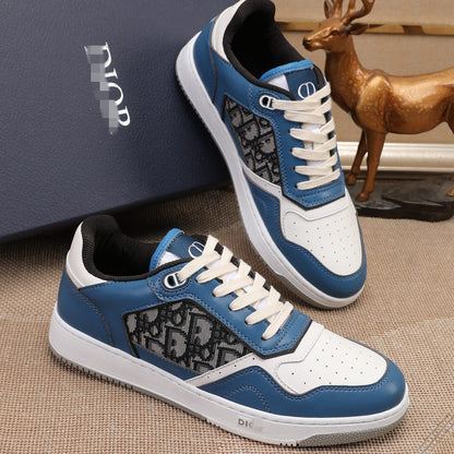 D**R Luxury Leather Casual Sneakers | Designer Unisex Shoes