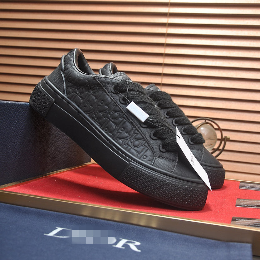 D**R Luxury Leather Casual Sneakers | Designer Unisex Shoes