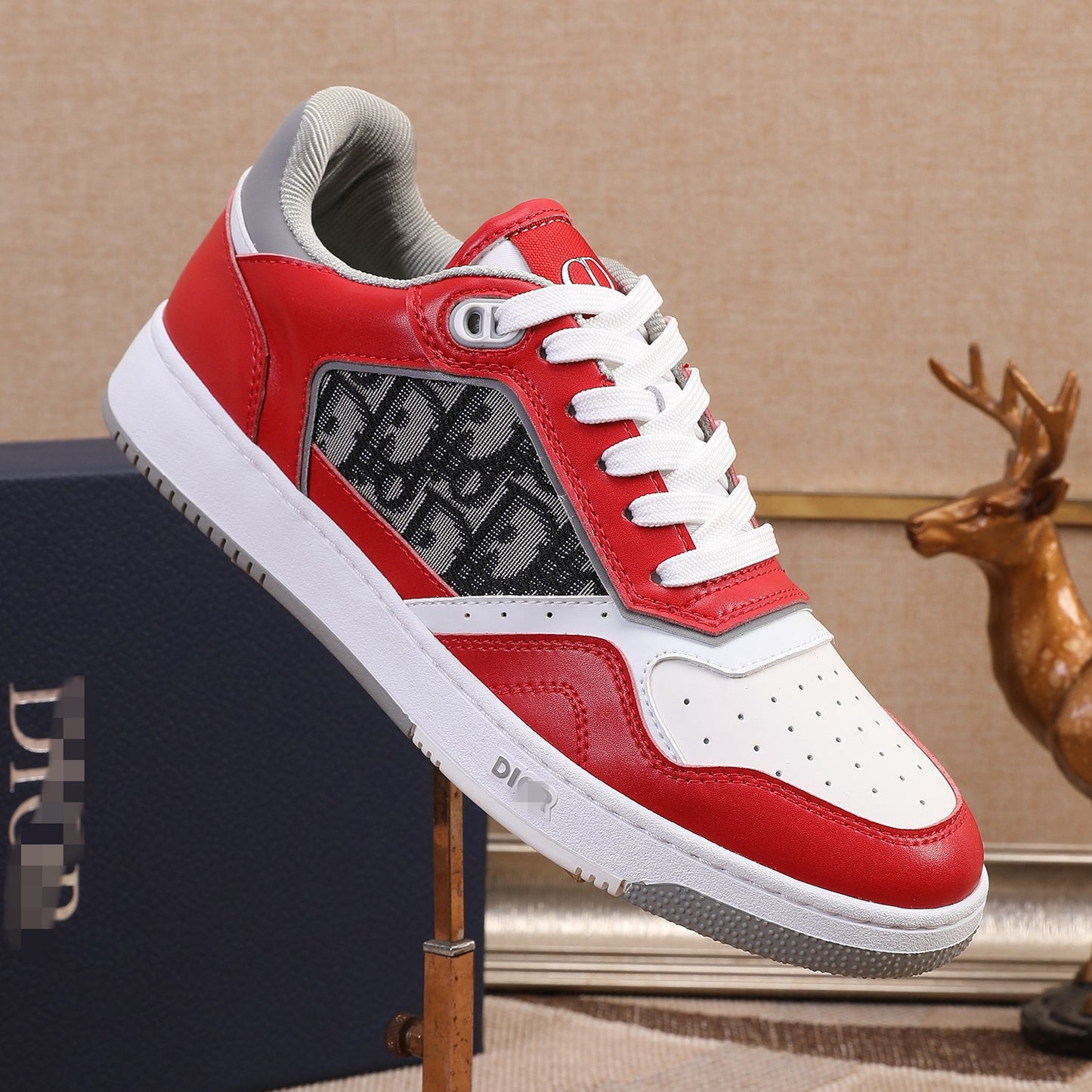 D**R Luxury Leather Casual Sneakers | Designer Unisex Shoes