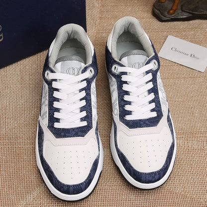 D**R Luxury Leather Casual Sneakers | Designer Unisex Shoes