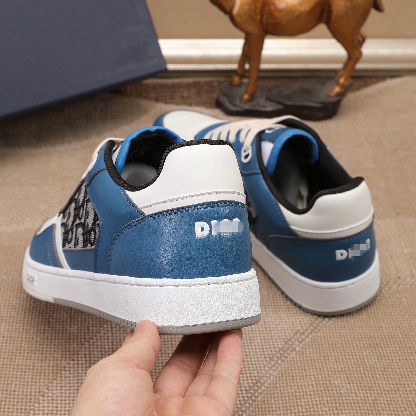 D**R Luxury Leather Casual Sneakers | Designer Unisex Shoes