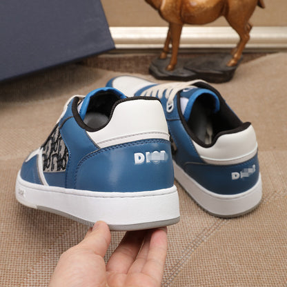 D**R Luxury Leather Casual Sneakers | Designer Unisex Shoes