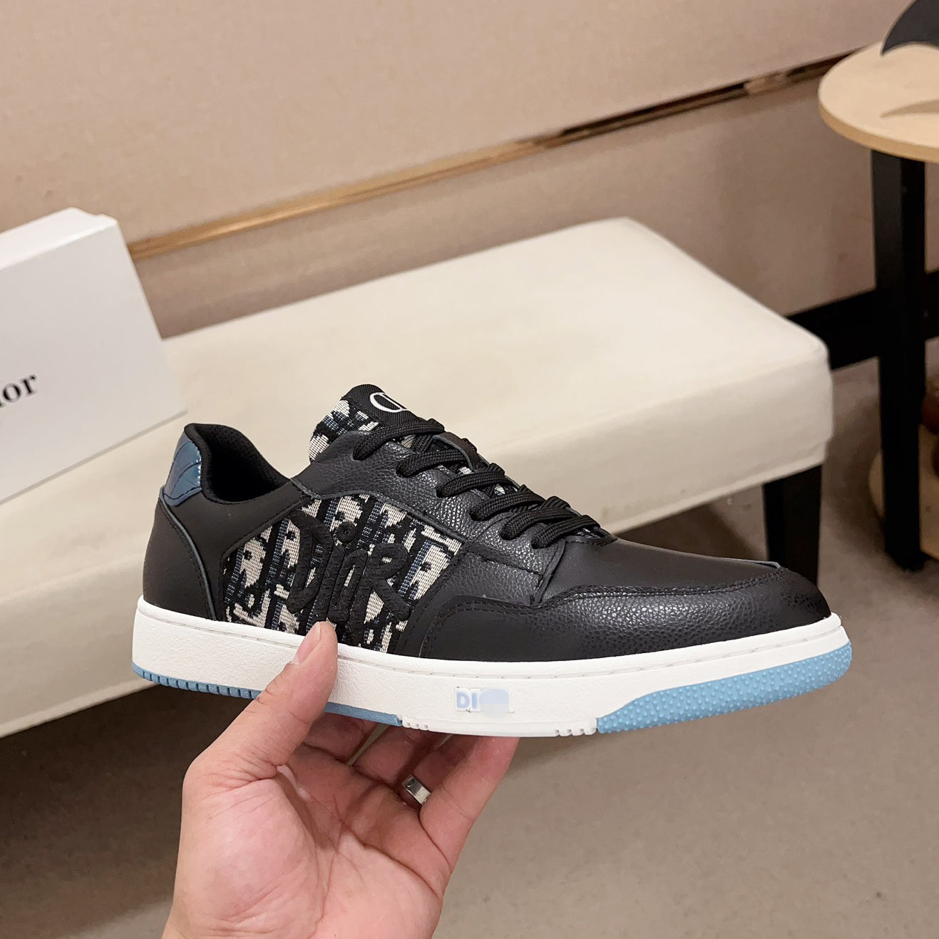 D**R Luxury Leather Casual Sneakers | Designer Unisex Shoes