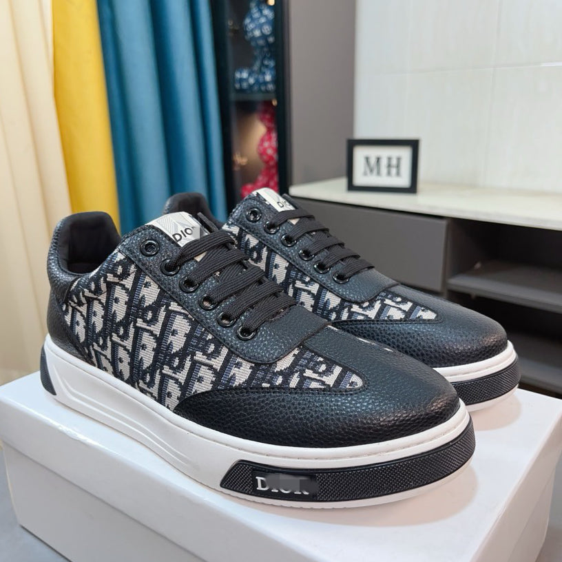 D**R Luxury Leather Casual Sneakers | Designer Unisex Shoes