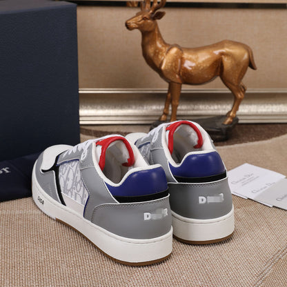 D**R Luxury Leather Casual Sneakers | Designer Unisex Shoes