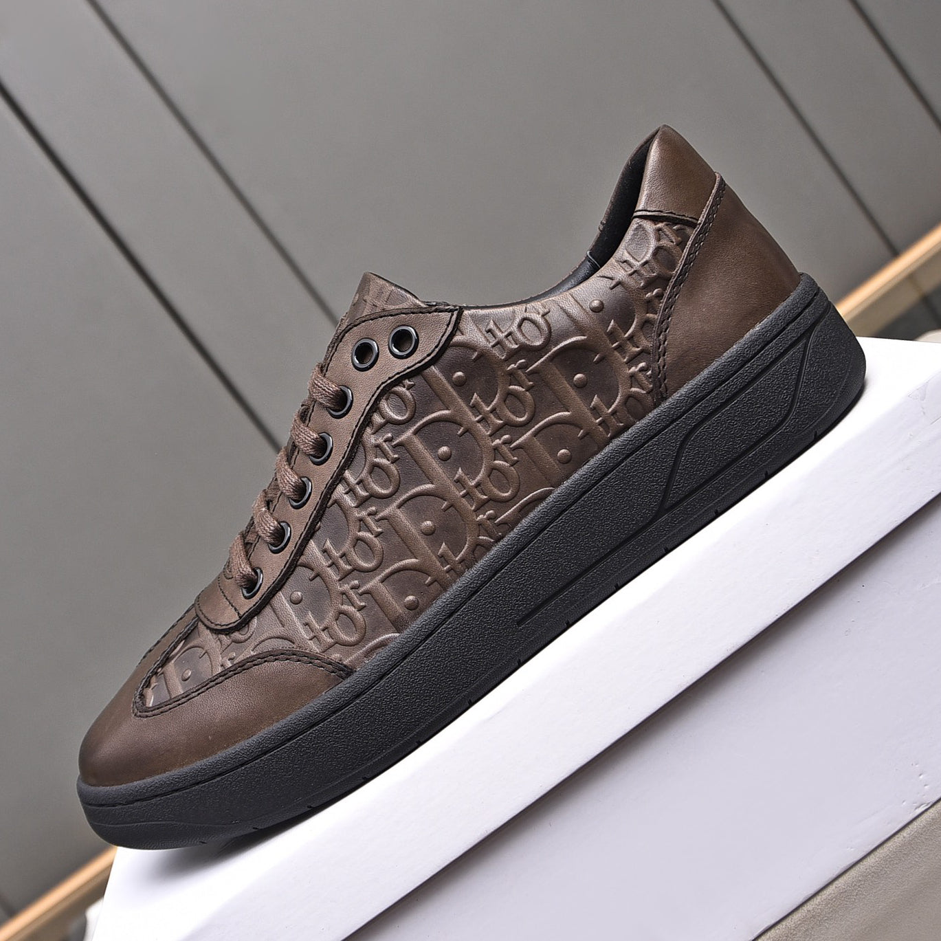 D**R Luxury Leather Casual Sneakers | Designer Unisex Shoes