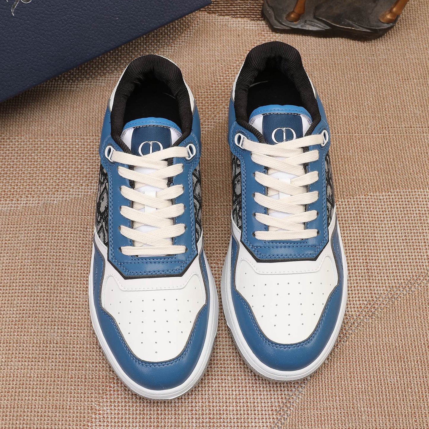 D**R Luxury Leather Casual Sneakers | Designer Unisex Shoes