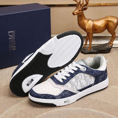 D**R Luxury Leather Casual Sneakers | Designer Unisex Shoes