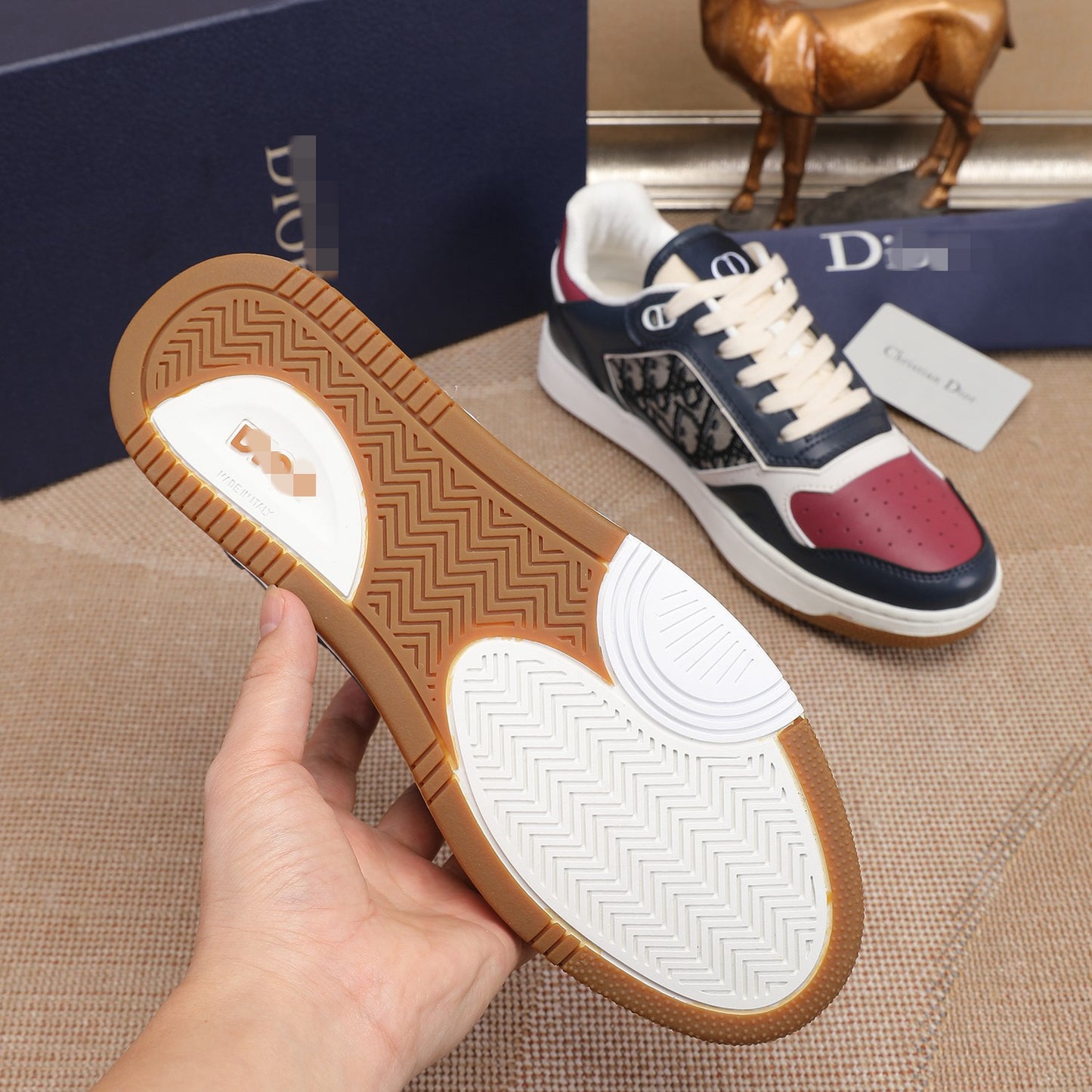 D**R Luxury Leather Casual Sneakers | Designer Unisex Shoes