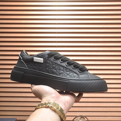 D**R Luxury Leather Casual Sneakers | Designer Unisex Shoes