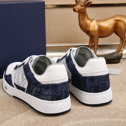D**R Luxury Leather Casual Sneakers | Designer Unisex Shoes