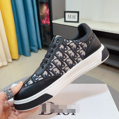D**R Luxury Leather Casual Sneakers | Designer Unisex Shoes