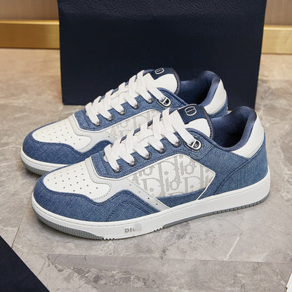 D**R Luxury Leather Casual Sneakers | Designer Unisex Shoes