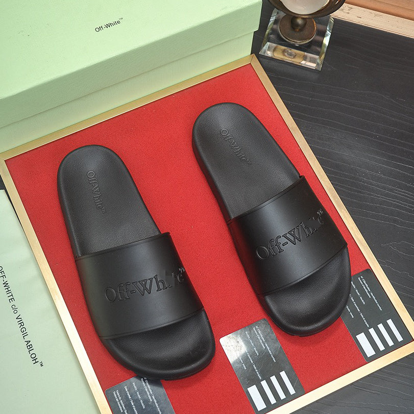 New-OFF Leather slippers