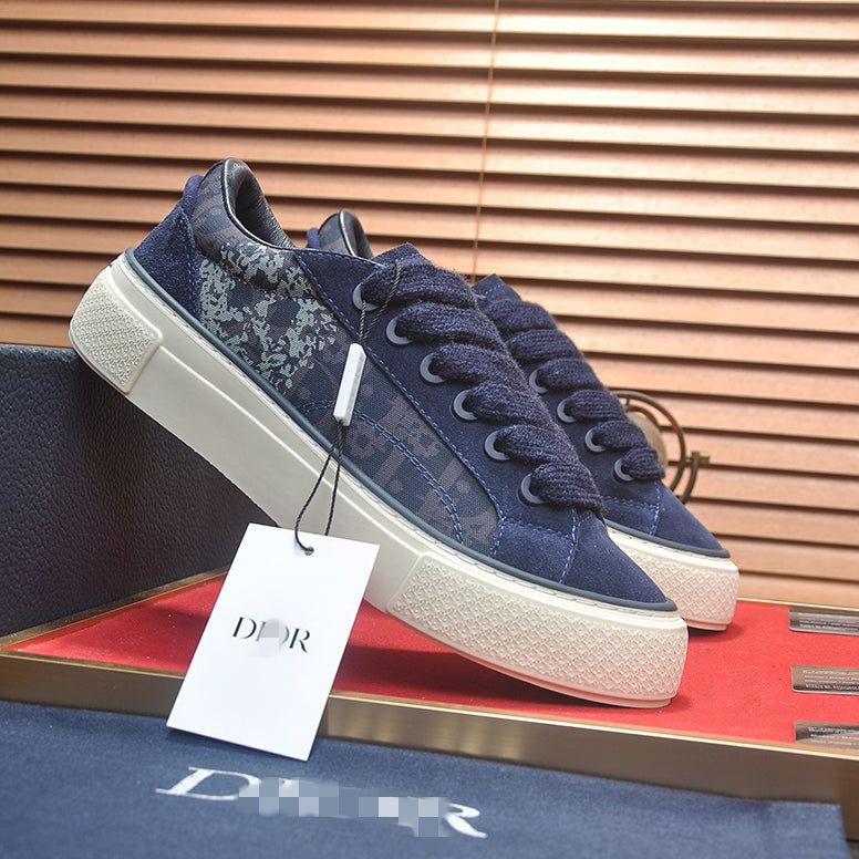 D**R Luxury Leather Casual Sneakers | Designer Unisex Shoes