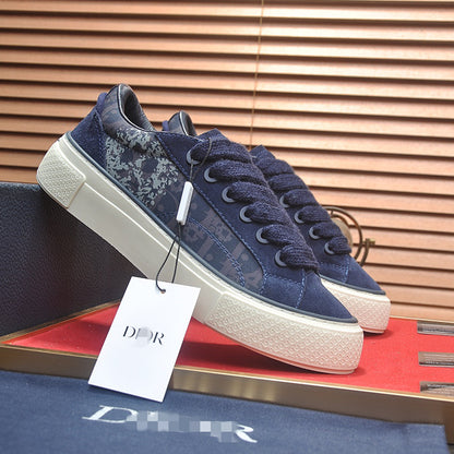 D**R Luxury Leather Casual Sneakers | Designer Unisex Shoes