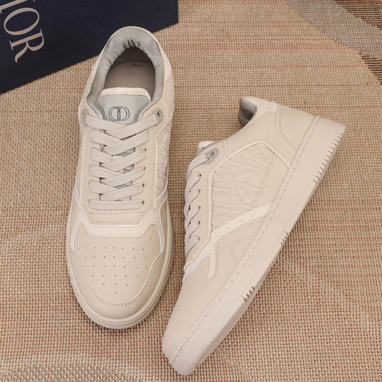 D**R Luxury Leather Casual Sneakers | Designer Unisex Shoes