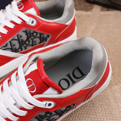 D**R Luxury Leather Casual Sneakers | Designer Unisex Shoes