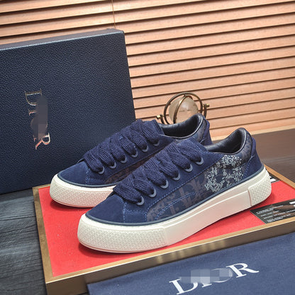 D**R Luxury Leather Casual Sneakers | Designer Unisex Shoes