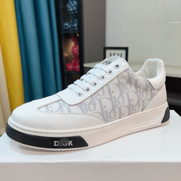 D**R Luxury Leather Casual Sneakers | Designer Unisex Shoes