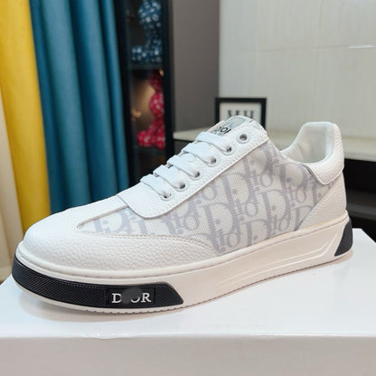 D**R Luxury Leather Casual Sneakers | Designer Unisex Shoes