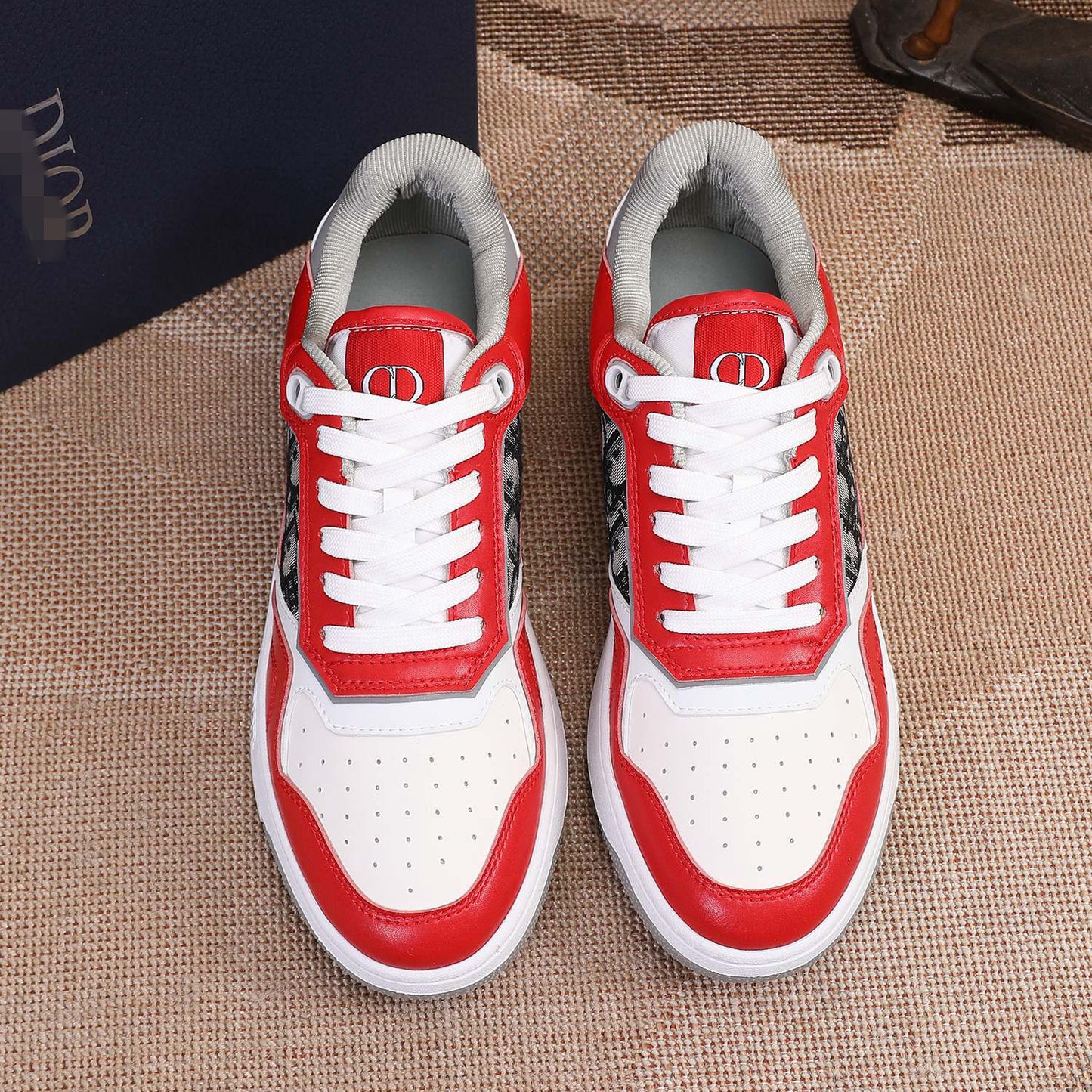 D**R Luxury Leather Casual Sneakers | Designer Unisex Shoes