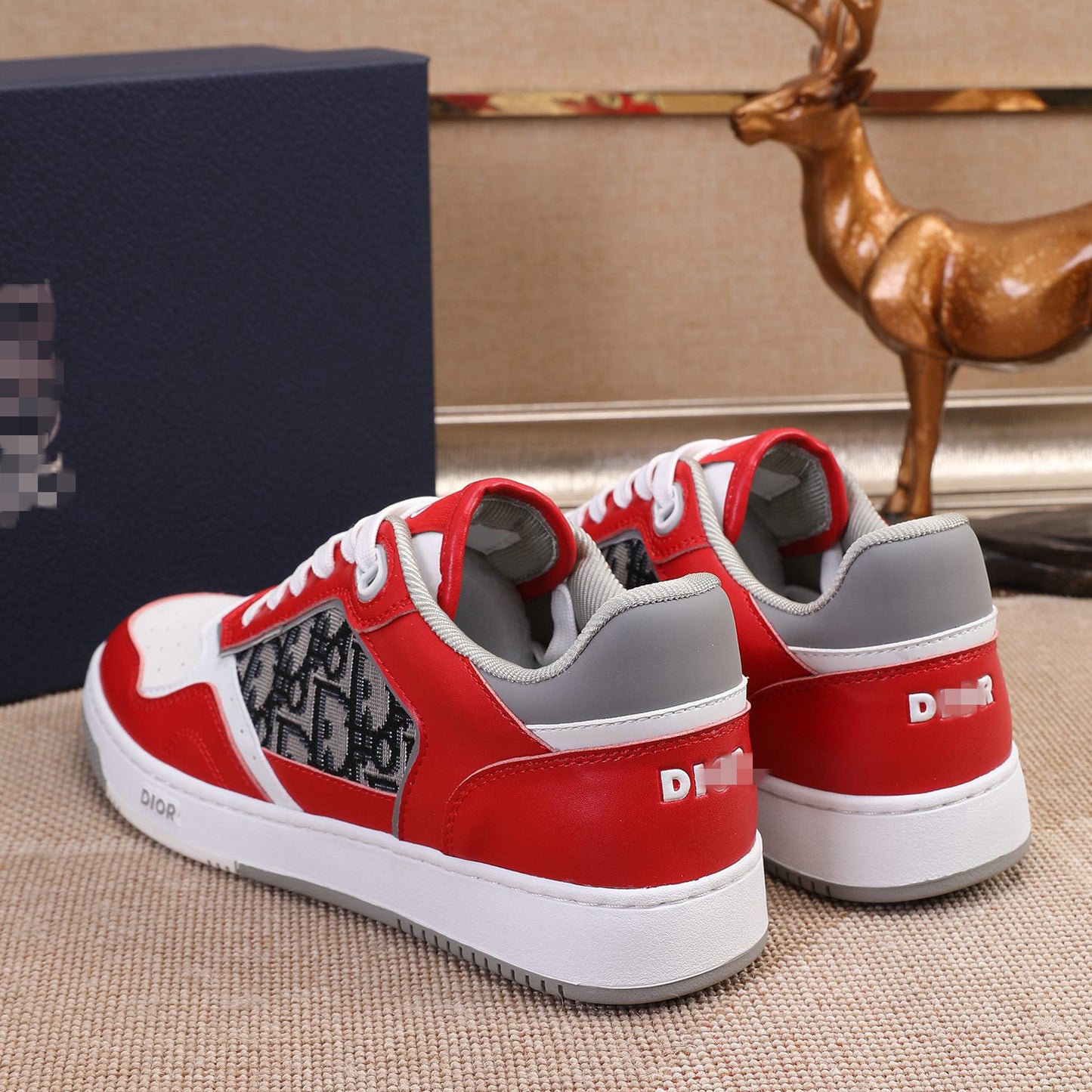 D**R Luxury Leather Casual Sneakers | Designer Unisex Shoes