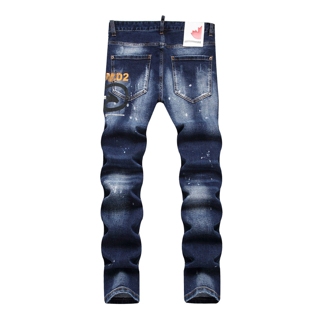 NEW-2025ss Printed Jeans