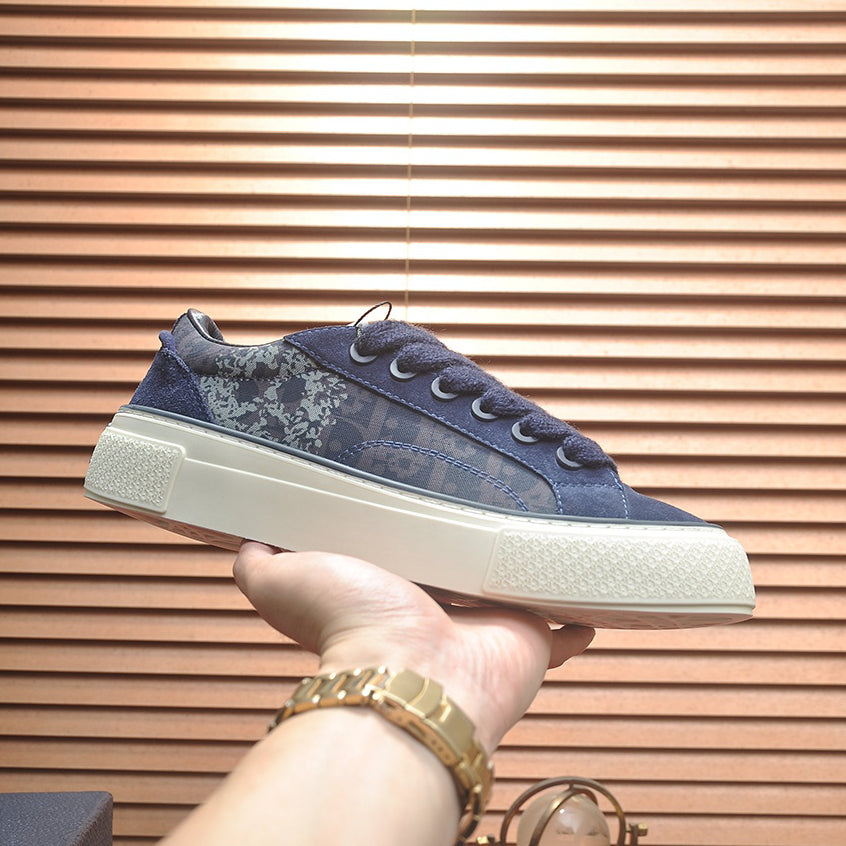 D**R Luxury Leather Casual Sneakers | Designer Unisex Shoes