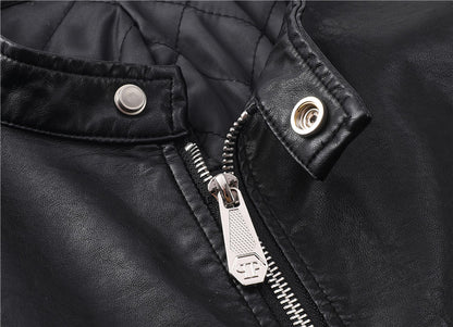 NEW-PP Leather Jacket