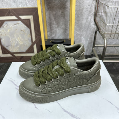 D**R Luxury Leather Casual Sneakers | Designer Unisex Shoes