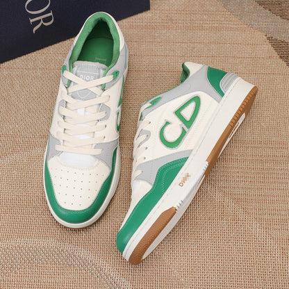 D**R Luxury Leather Casual Sneakers | Designer Unisex Shoes