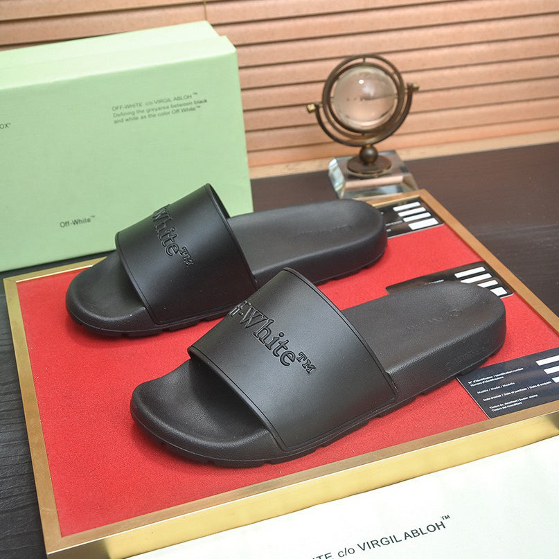 New-OFF Leather slippers