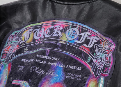 NEW-PP Leather Jacket