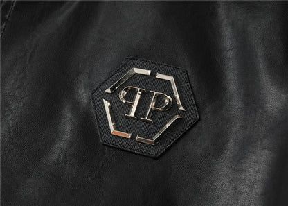 NEW-PP Leather Jacket