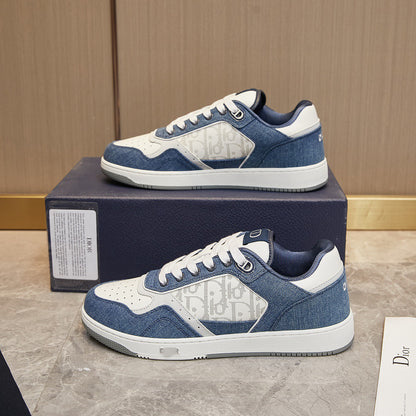 D**R Luxury Leather Casual Sneakers | Designer Unisex Shoes